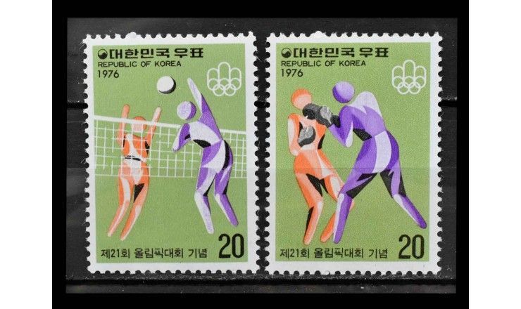 Южная Корея 1976 г. "Летние Олимпийские игры, Монреаль"
