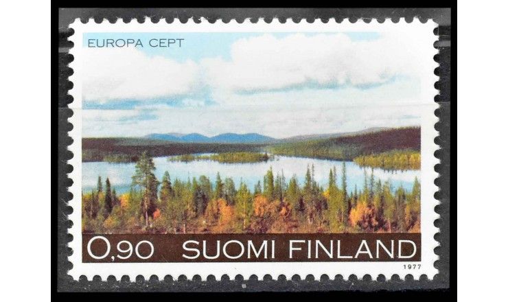 Финляндия 1977 г. "Европа CEPT: Пейзажи"