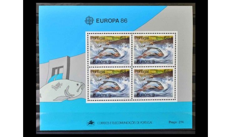 Португалия 1986 г. "Европа CEPT: Защита окружающей среды"