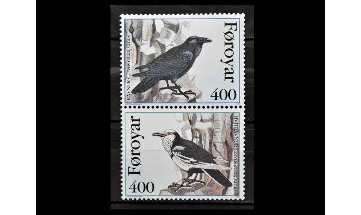 Фарерские острова 1995 г. "Ворон Фарерских островов"