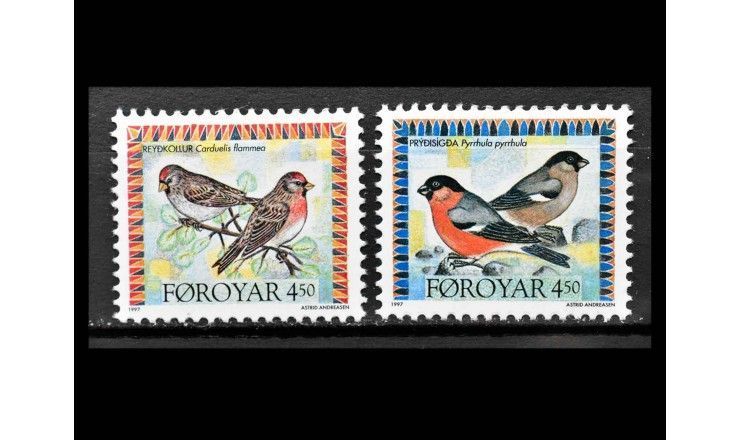 Фарерские острова 1997 г. "Птицы"