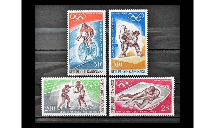 Габон 1968 г. "Летние Олимпийские игры, Мехико"