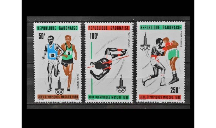 Габон 1980 г. "Летние Олимпийские игры, Москва" 
