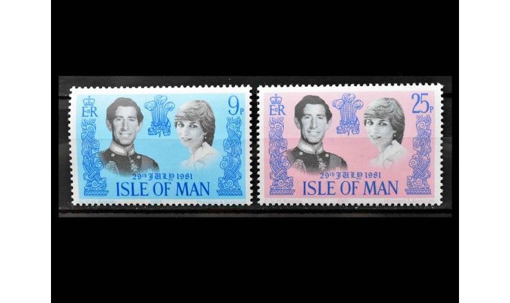 Остров Мэн 1981 г. "Свадьба принца Чарльза и Дианы Спенсер"