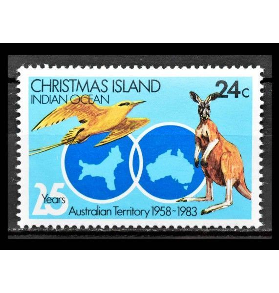 Остров Рождества 1983 г. "25 лет принадлежности к Австралии"