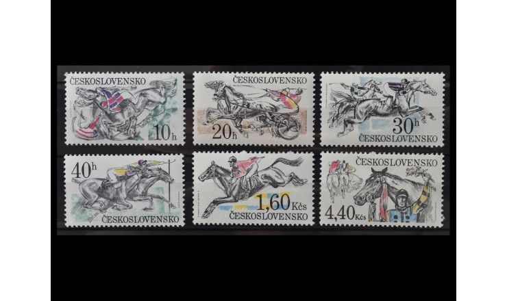 Чехословакия 1978 г. "Скачки, Пардубице"