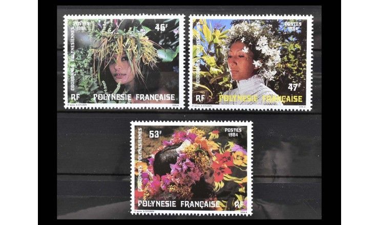 Французская Полинезия 1984 г. "Венки"