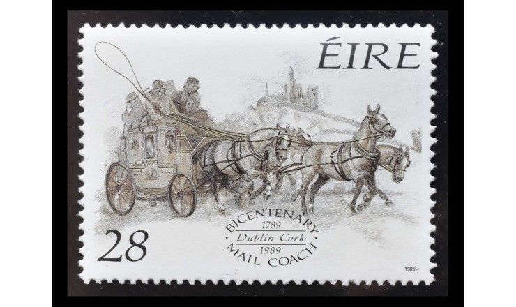 Ирландия 1989 г. "200 лет дилижансам в Ирландии"