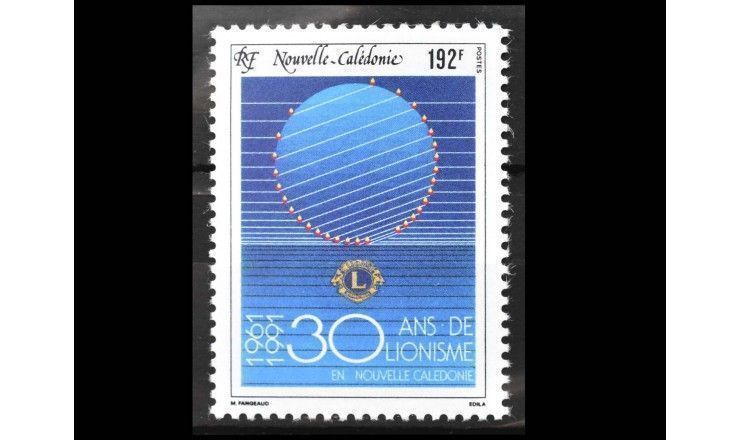 Новая Каледония 1991 г. "30 лет Международному клубу Львов в Новой Каледонии"