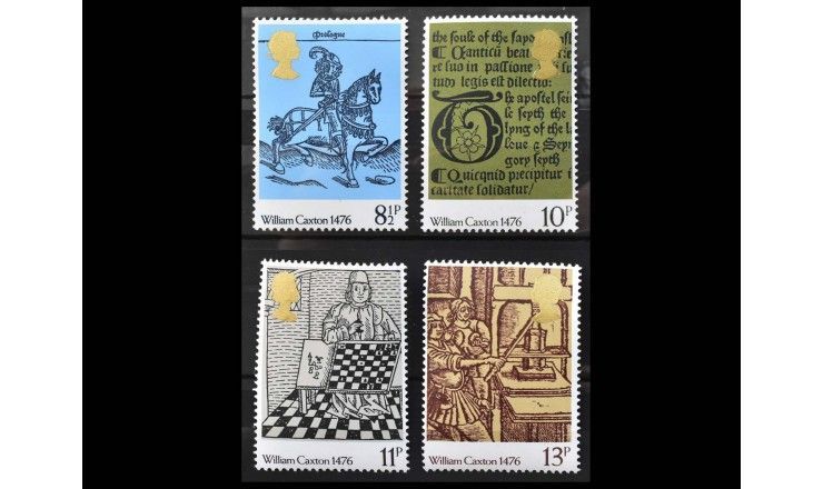 Великобритания 1976 г. "500 лет книгопечатанию в Англии"