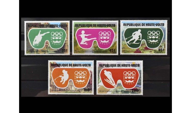 Верхняя Вольта 1975 г. "Зимние Олимпийские игры 1976, Инсбрук" 