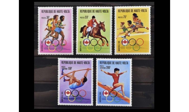 Верхняя Вольта 1976 г. "Летние Олимпийские игры, Монреаль" 