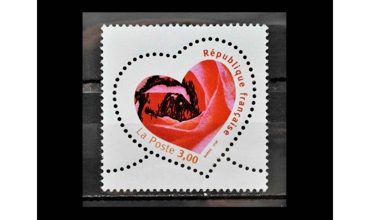 Франция 1999 г. "Роза в сердце"