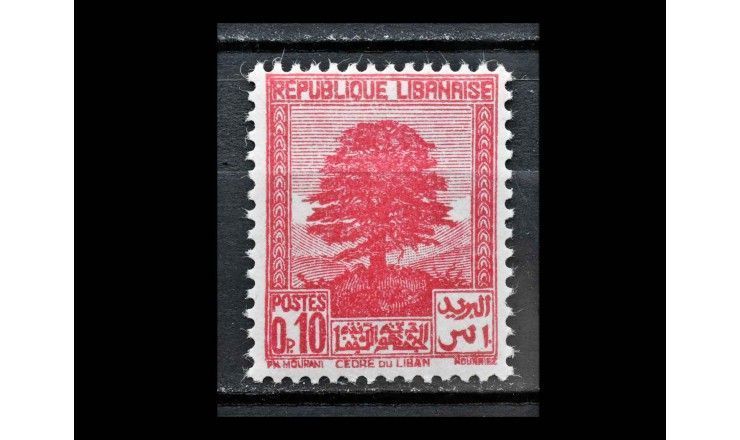 Ливан 1937 г. "Ливанский кедр"