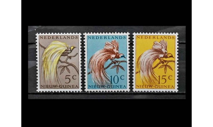 Нидерландская Гвинея 1954 г. "Райские птицы"