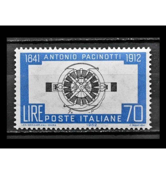 Италия 1962 г. "Антонио Пачинотти: Схема динамо"