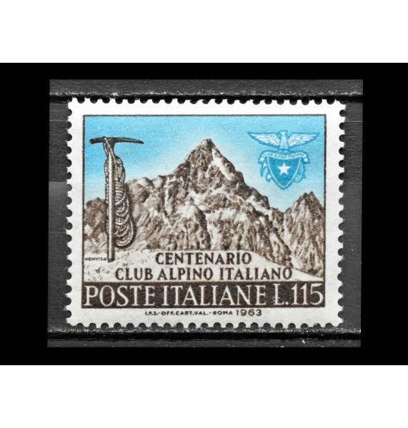 Италия 1963 г. "100-лет  Итальянскому Альпийскому клубу"