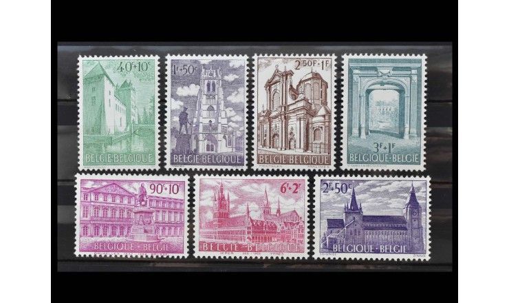 Бельгия 1962 г. "Культура: Памятники архитектуры"
