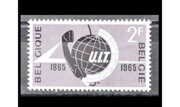 Бельгия 1965 г. "100 лет Международному союзу электросвязи (ITU)"