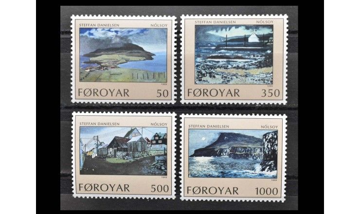 Фарерские острова 1990 г. "Остров Ноульсой"