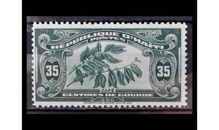 Гаити 1928 г. "Кофейная ветвь"