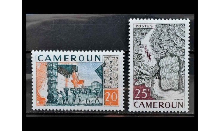 Камерун 1959 г. "Производство бананов"