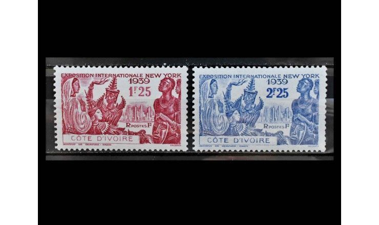 Кот-д'Ивуар 1939 г. "Всемирная выставка, Нью-Йорк"