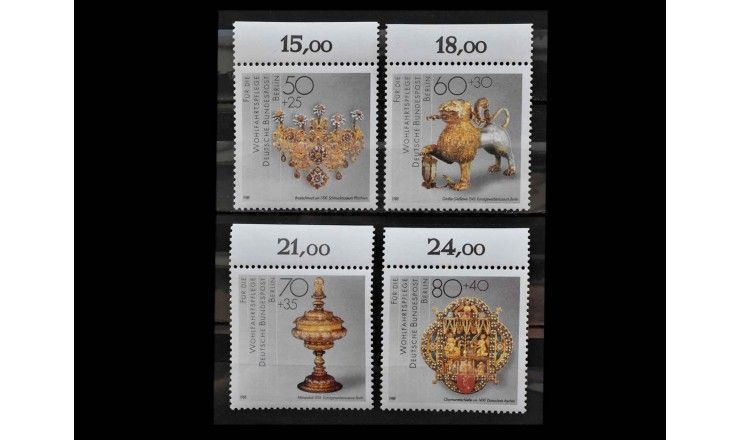 Западный Берлин 1988 г. "Золотые и серебряные ювелирные изделия"