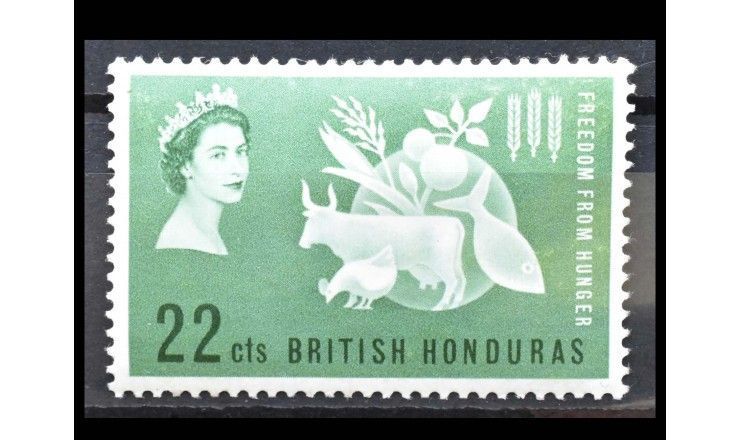 Британский Гондурас 1963 г. "Кампания по борьбе с голодом"