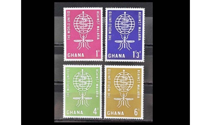 Гана 1962 г. "Кампания по борьбе с малярией"