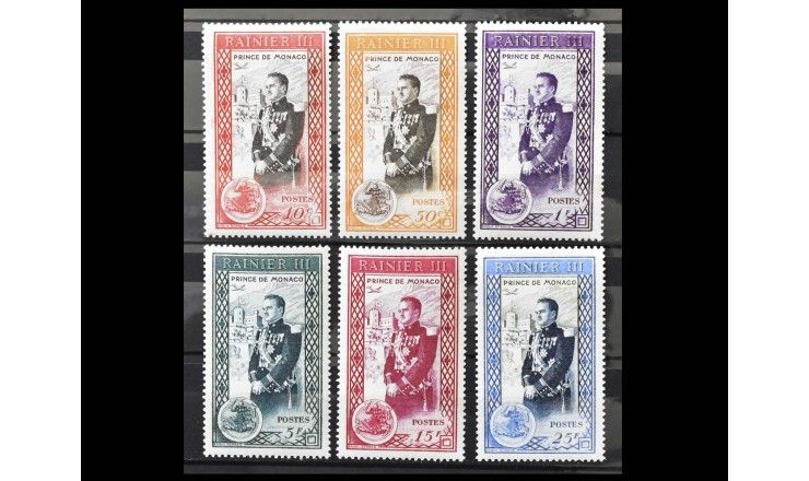 Монако 1950 г. "Восшествие на престол князя Ренье III"