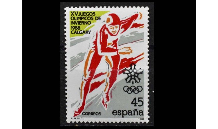 Испания 1988 г. "Зимние Олимпийские игры, Калгари"