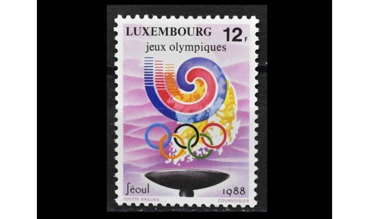 Люксембург 1988 г. "Летние Олимпийские игры, Сеул"