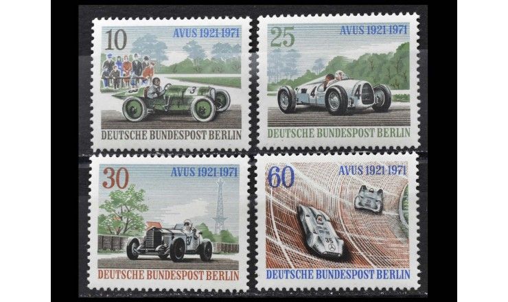 Западный Берлин 1971 г. "Автогонки «AVUS-Rennen»"