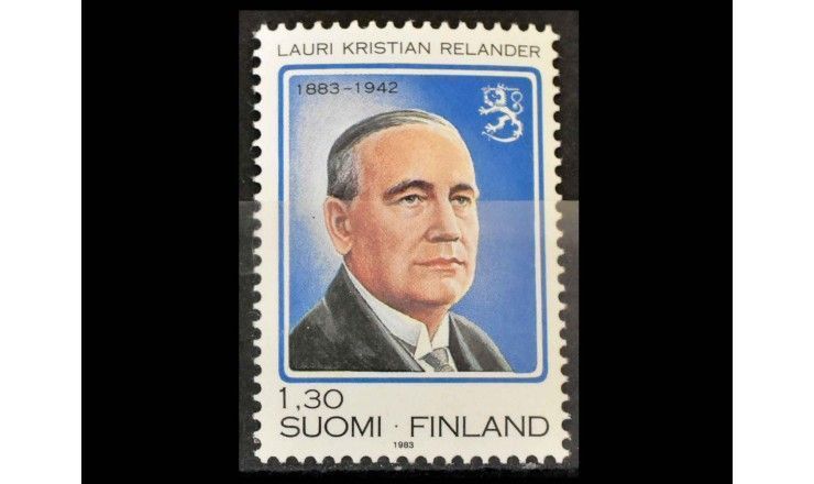 Финляндия 1983 г. "100-летие президента Реландера"