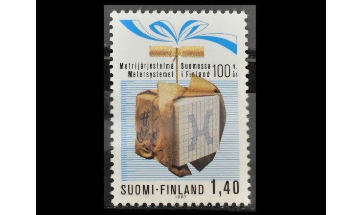 Финляндия 1987 г. "100 лет метрической системе Финляндии"