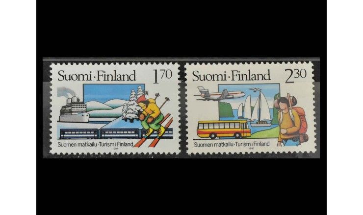 Финляндия 1987 г. "100 лет туризму Финляндии"