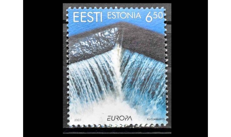 Эстония 2001 г. "Европа: Вода - природное сокровище"