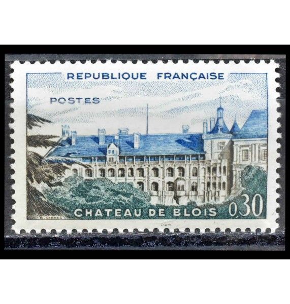 Франция 1960 г. "Замок Блуа"