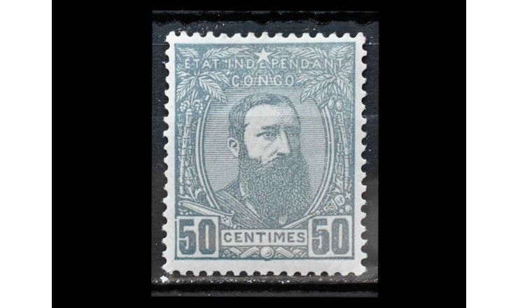 Бельгийское Конго 1894 г. "Король Леопольд II"  