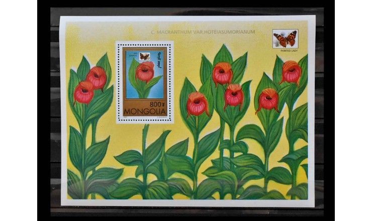 Монголия 1997 г. "Орхидеи"