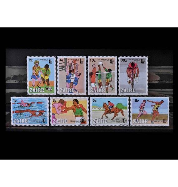 Заир 1985 г. "Международная выставка почтовых марок OLYMPHILEX '85, Лозанна"