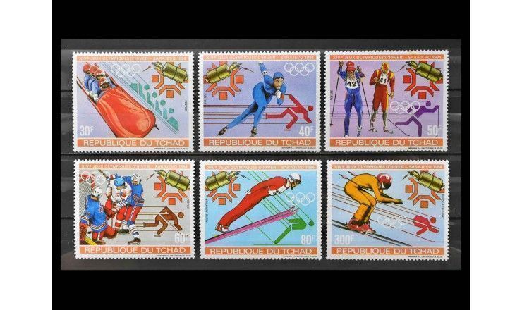 Чад 1983 г. "Зимние Олимпийские игры 1984, Сараево"