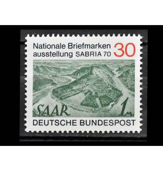 ФРГ 1970 г. "Выставка марок SABRIA 70, Саарбрюккен"