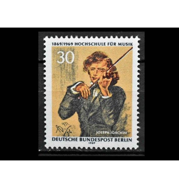 Западный Берлин 1969 г. "Портрет Йозефа Иоахима"