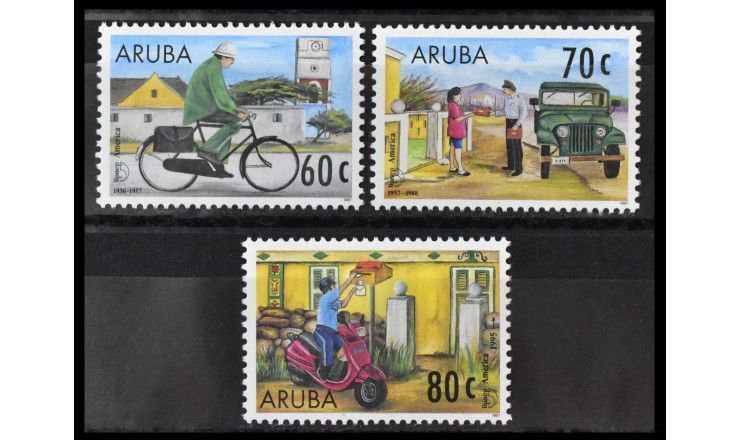 Аруба 1997 г. "Америка: Почтальоны"