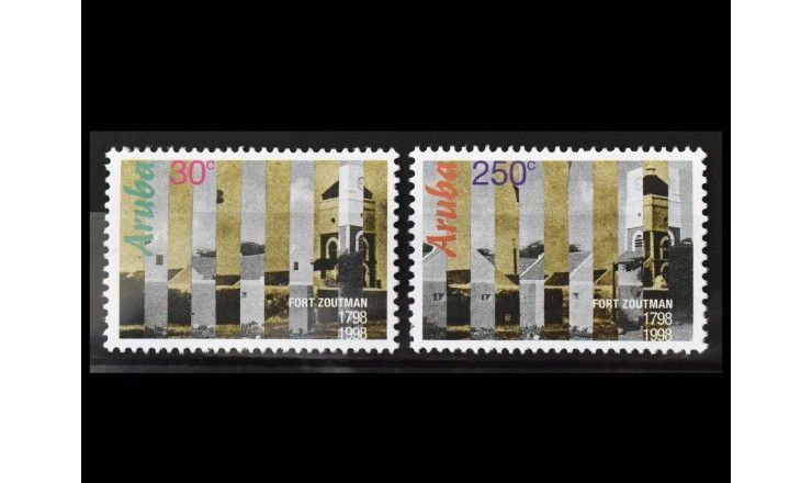 Аруба 1998 г. "200 лет Форта Зутмана, Ораньестад"