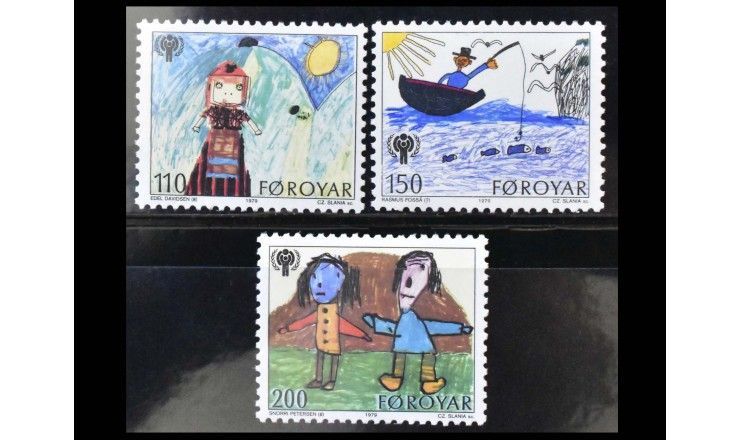 Фарерские острова 1979 г. "Международный год ребенка: Детские рисунки"