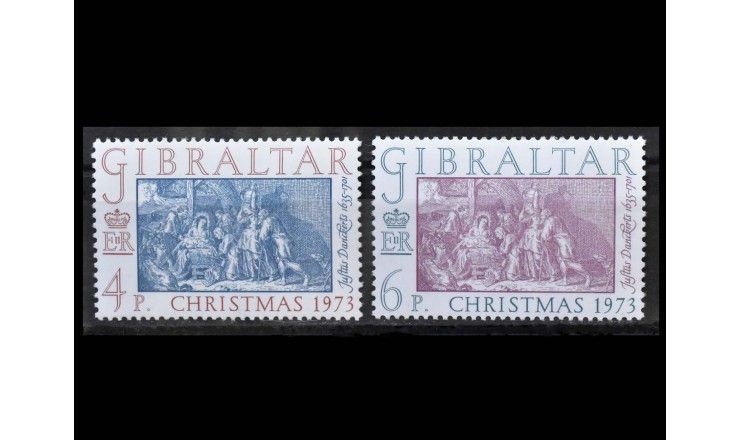 Гибралтар 1973 г. "Рождество"