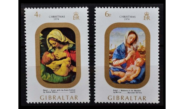 Гибралтар 1974 г. "Рождество"
